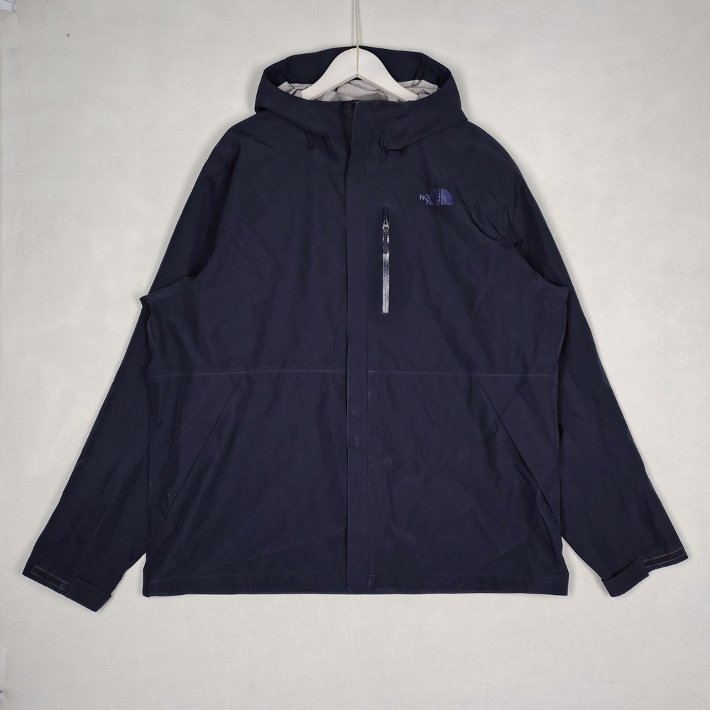 The North Face Futurelight Dryzzle Jacket Mens XXL Navy Blue Waterproof Shell